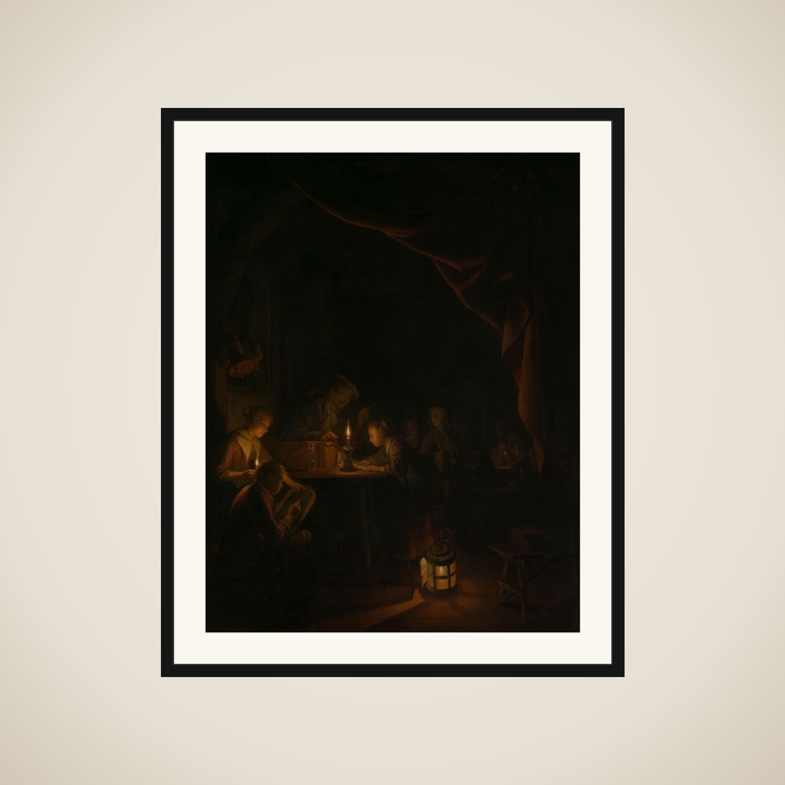 The Night School framed