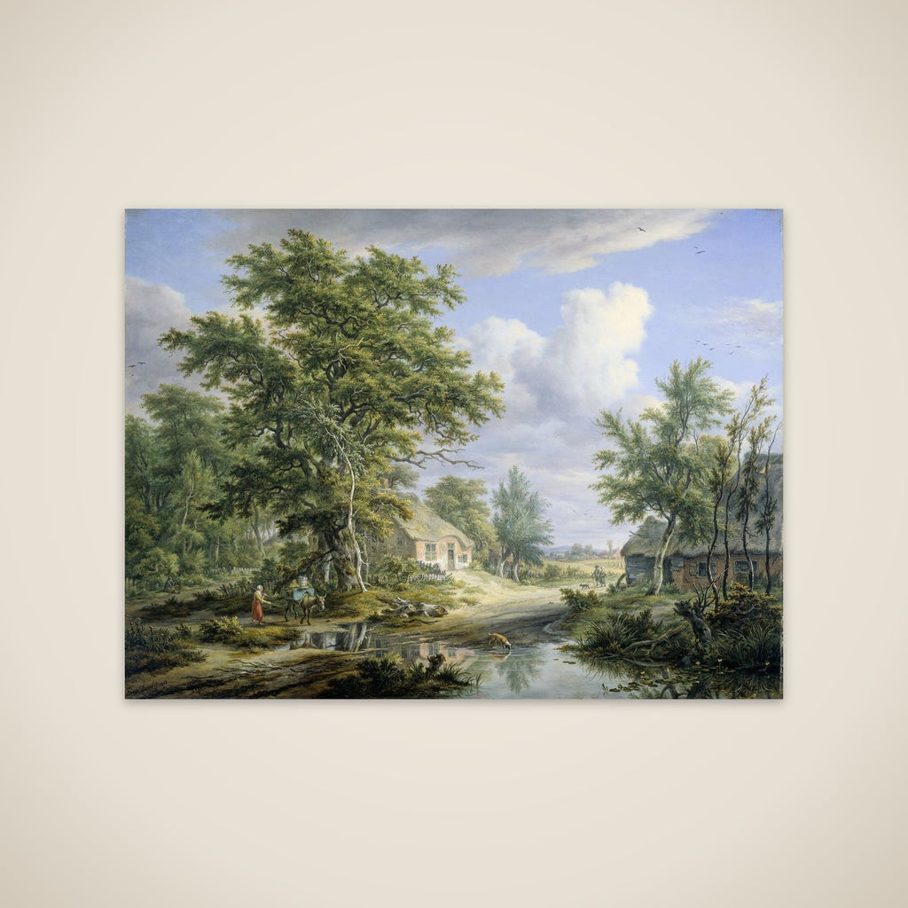 Farms on the Fringe of a Wood unframed print