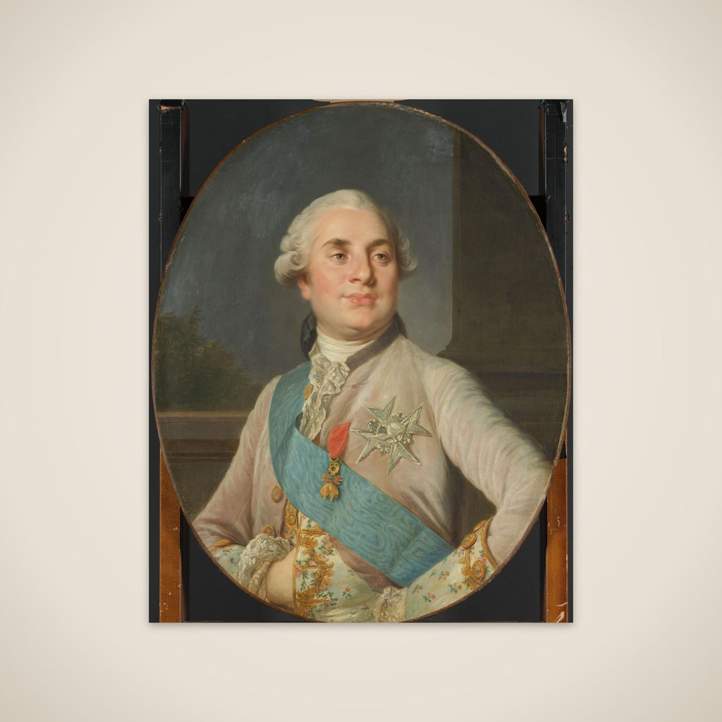 Portrait of Louis XVI, King of France unframed print