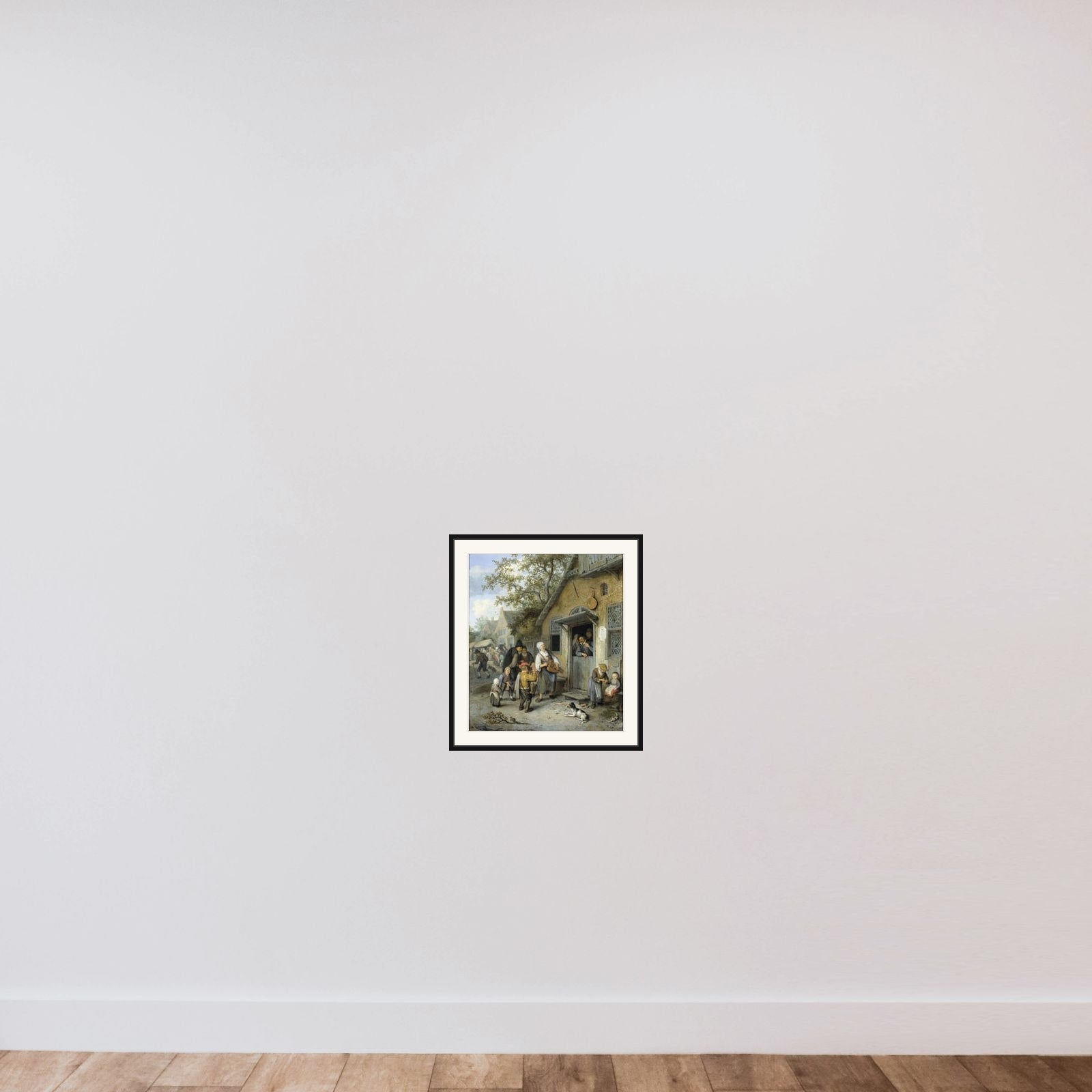 Country Kermis framed — shown to scale