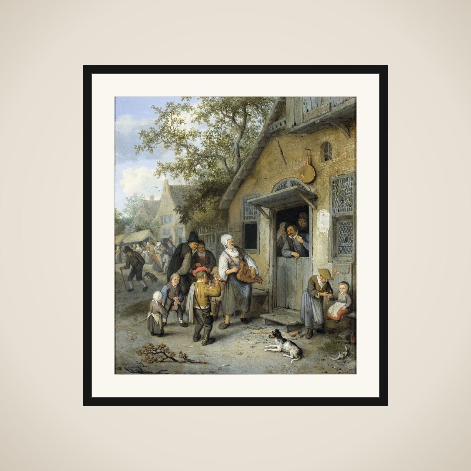 Country Kermis framed