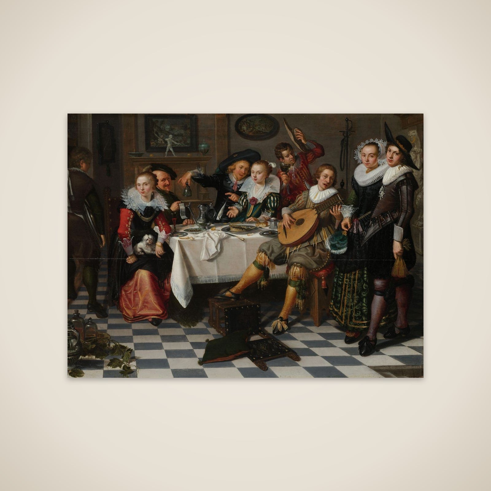 A Festive Company unframed print