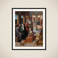Christ’s Second Visit to the House of Mary and Martha framed