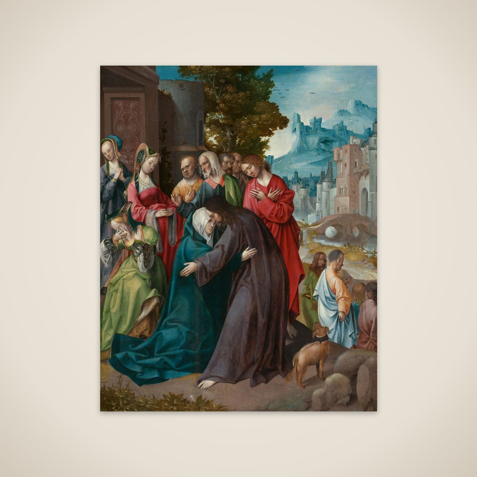 Christ Taking Leave of his Mother unframed print
