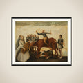 The Dairy Cow: The Dutch Provinces, Revolting against the Spanish King Philip II, Are Led by Prince William of Orange, The States General Entreat Queen Elizabeth I for Aid framed