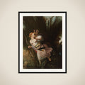 Pan and Syrinx framed