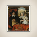 Willem van der Helm (c 1625-75), Municipal Architect of Leiden, with his Wife Belytgen Cornelisdr van der Schelt (d 1661) and their Son Leendert (1622-64) framed