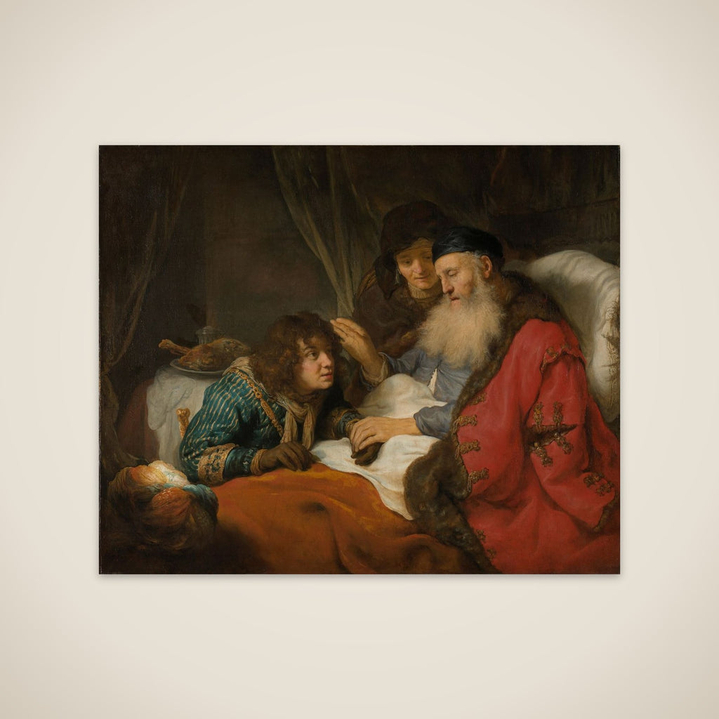 Isaac Blessing Jacob unframed print