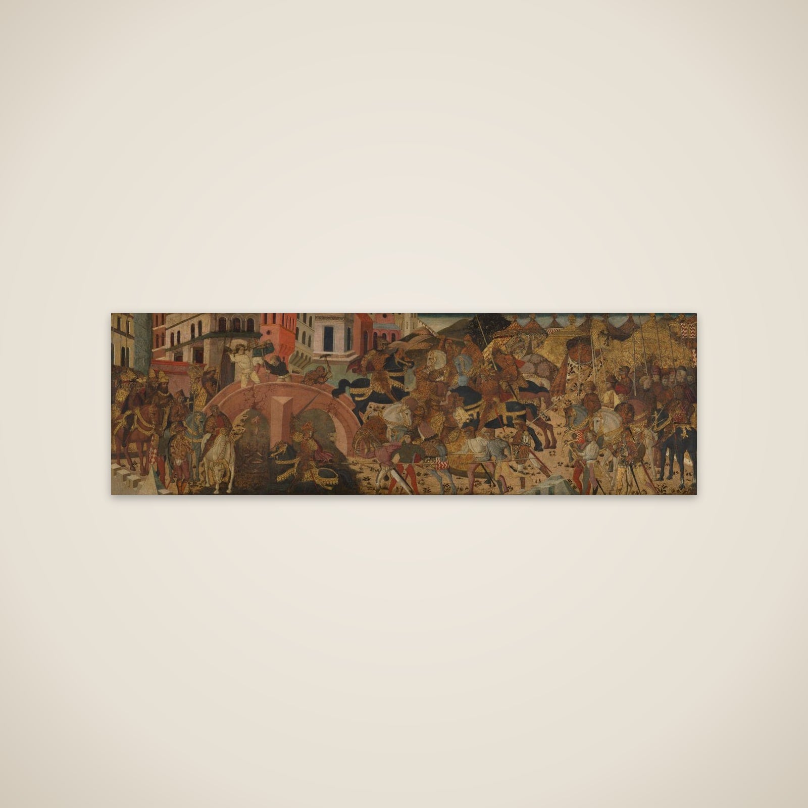 Horatius Cocles Defending the Sublician Bridge unframed print