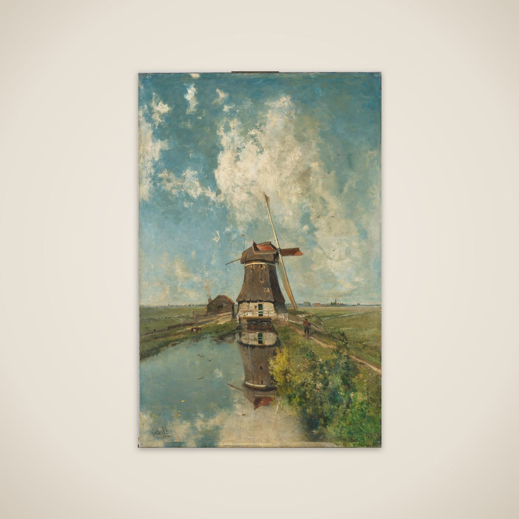 A Windmill on a Polder Waterway, Known as ‘In the Month of July’ unframed print