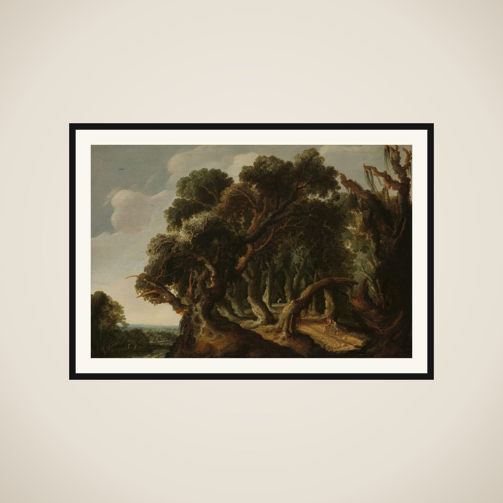 Wooded Landscape framed