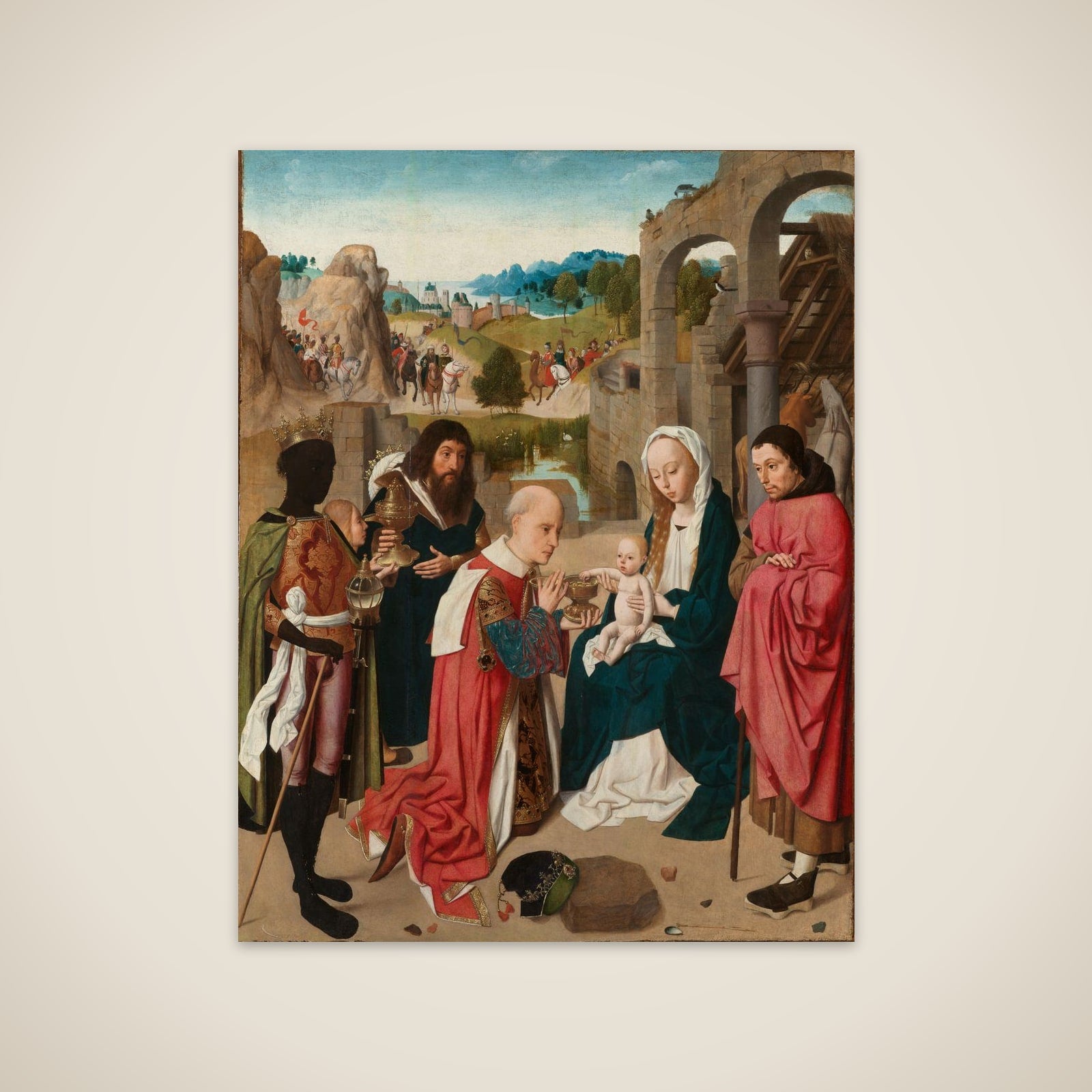 The Adoration of the Magi unframed print