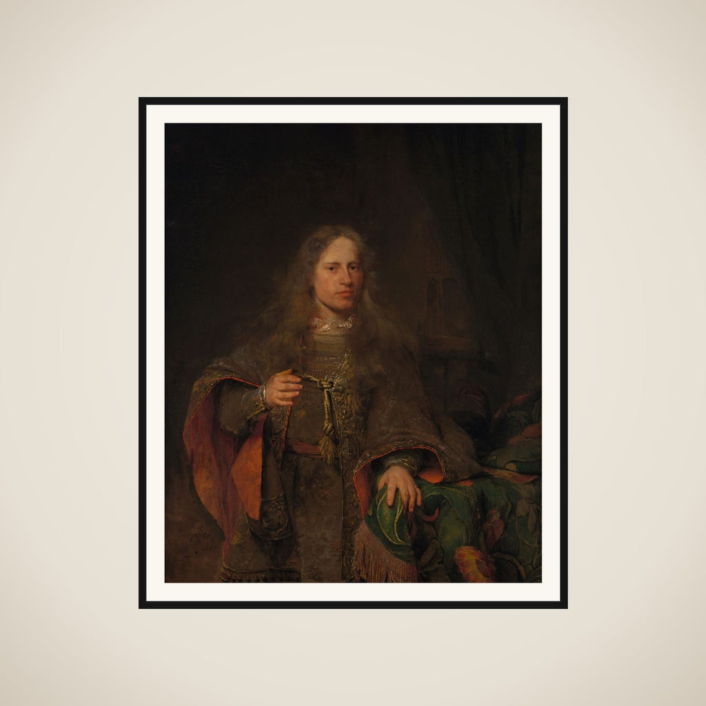Ernestus van Beveren (1660-1722), Lord of West-Ysselmonde and de Lindt, Alderman, Burgomaster and from 1704 on Postmaster of Dordrecht framed