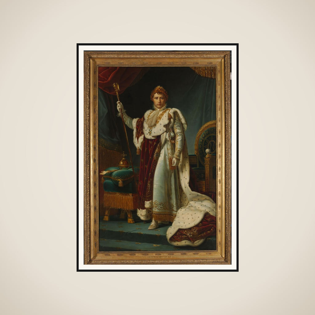 Emperor Napoleon I in Coronation Robes, 2 December 1804 framed