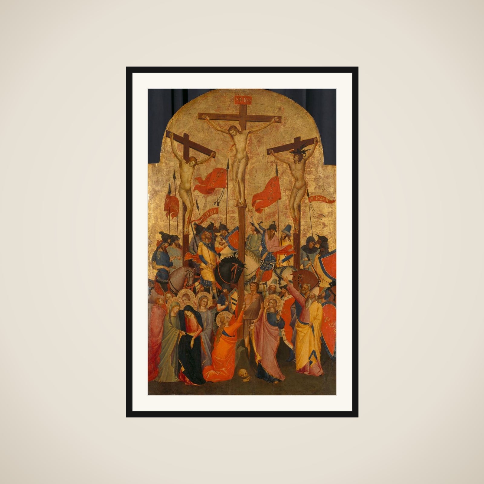 The Crucifixion framed