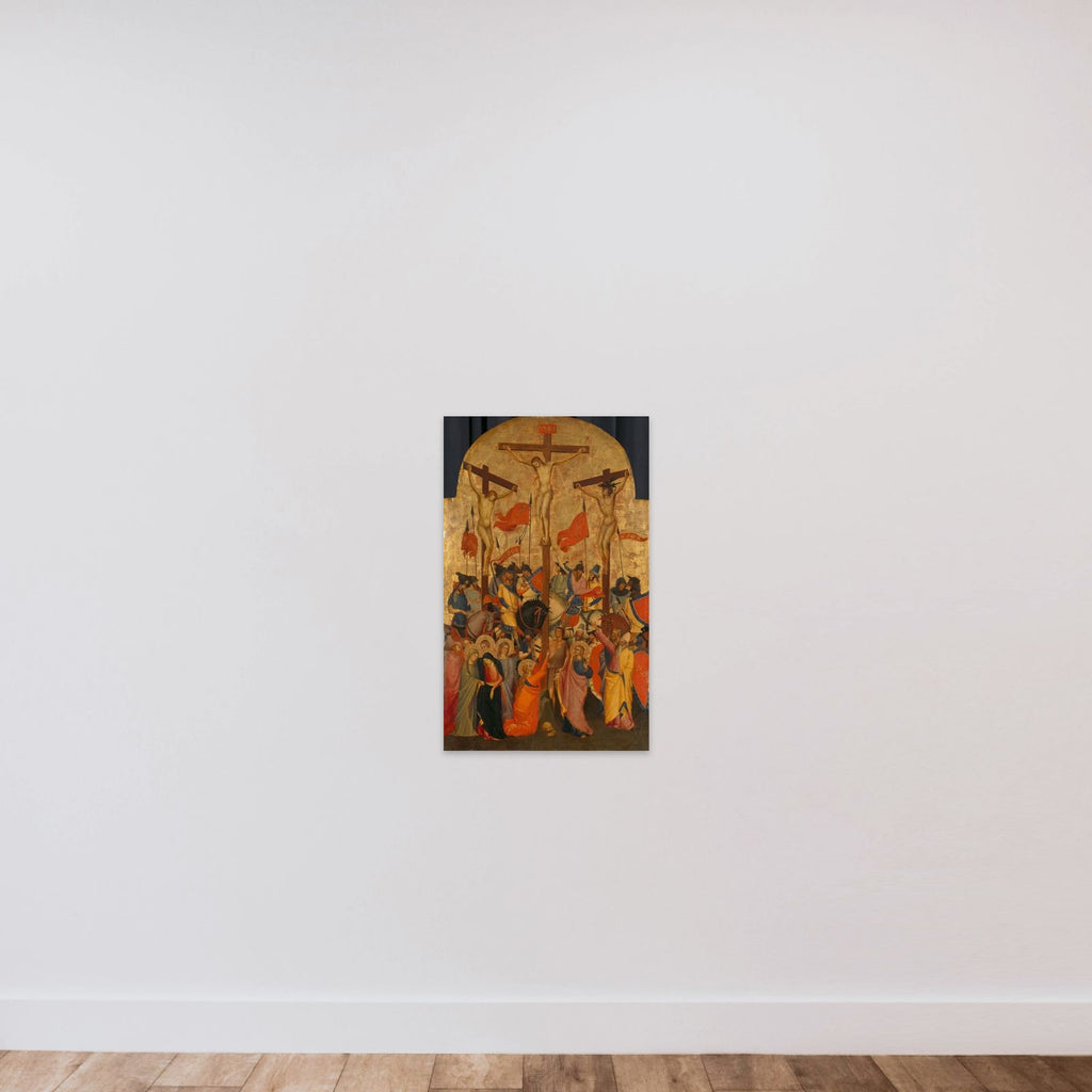 The Crucifixion unframed — shown to scale