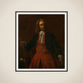 Portrait of Jacob Mossel, Governor-General of the Dutch East India Company framed