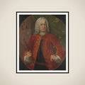 Portrait of Gustaaf Willem, Baron van Imhoff, Governor-General of the Dutch East India Company framed