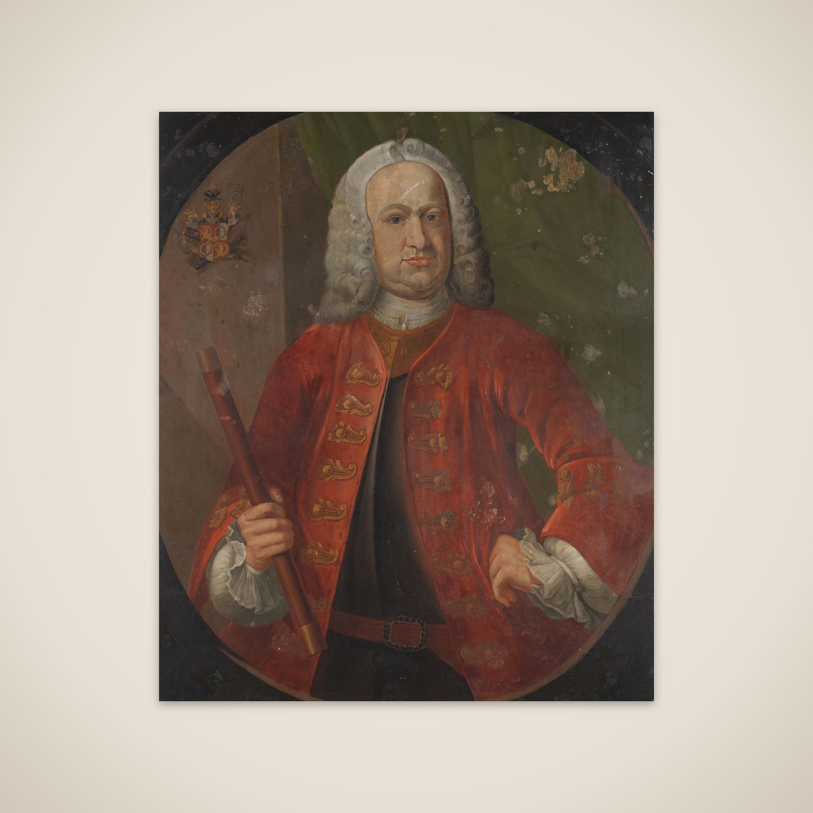 Portrait of Gustaaf Willem, Baron van Imhoff, Governor-General of the Dutch East India Company unframed print