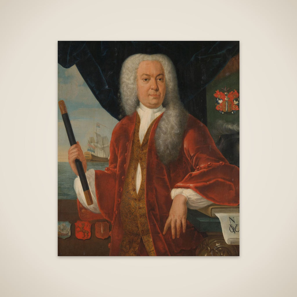 Portrait of Adriaan Valckenier, Governor-General of the Dutch East India Company unframed print