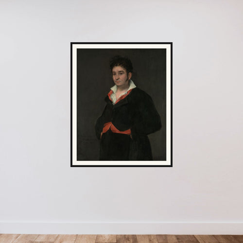 Don Ramón Satué (1765-1824). Alcalde de Corte (Judge of the Fifth Chamber of the Council of Castile in La Corte) framed — shown to scale
