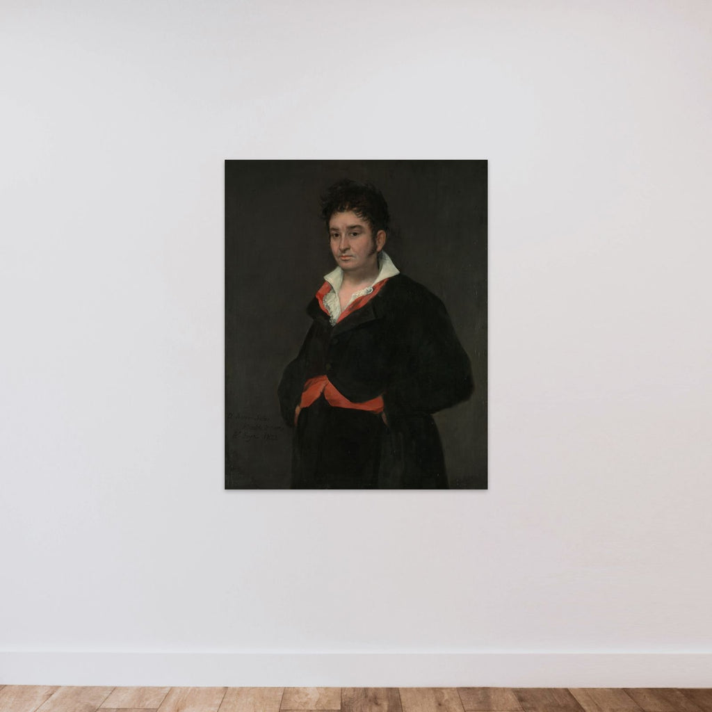 Don Ramón Satué (1765-1824). Alcalde de Corte (Judge of the Fifth Chamber of the Council of Castile in La Corte) unframed — shown to scale