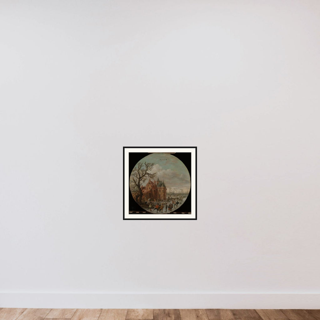 Winter framed — shown to scale