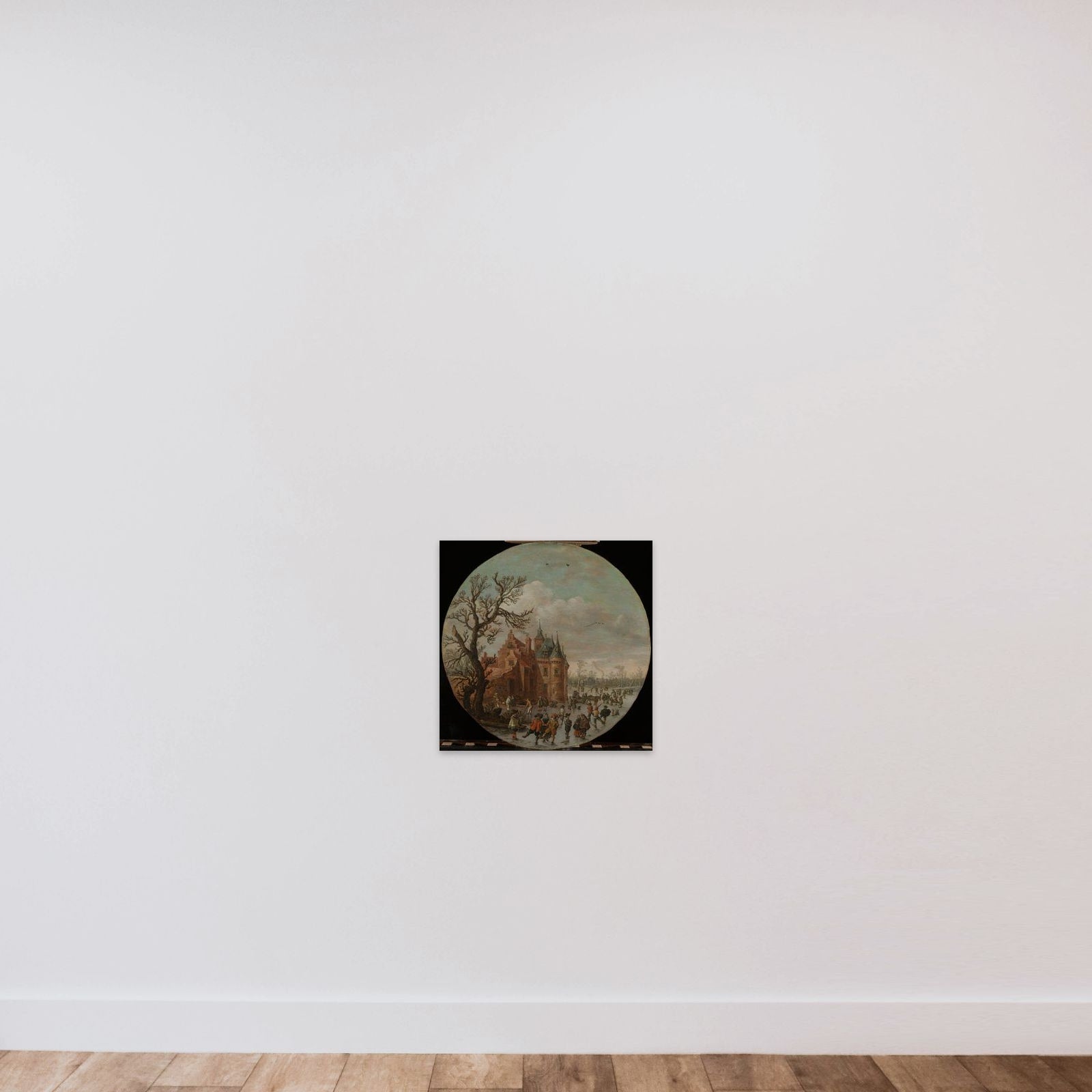 Winter unframed — shown to scale
