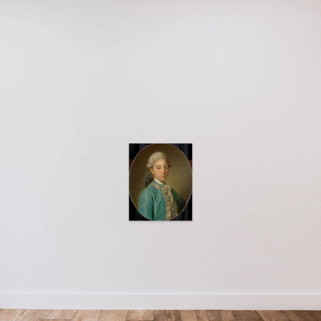 Portrait of the Marquis de Saint-Paul unframed — shown to scale