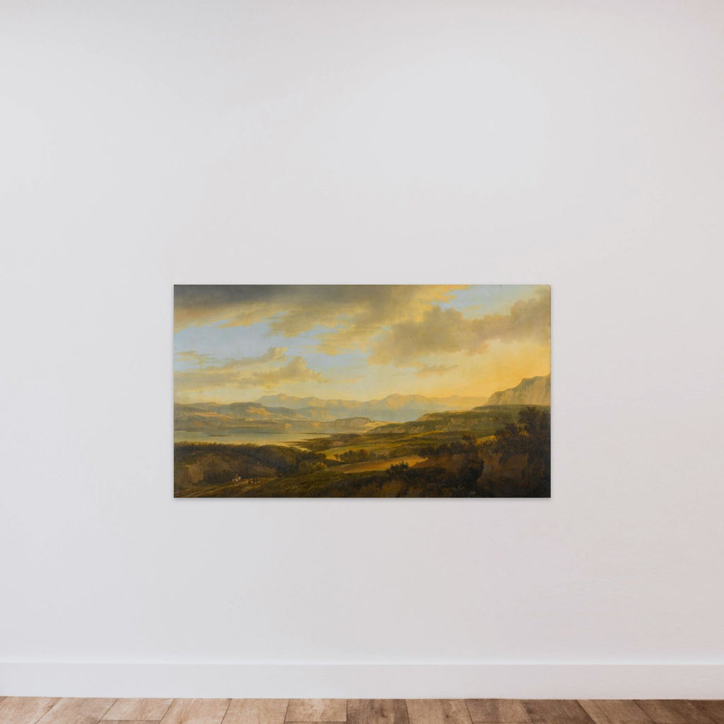 The Lake of Zurich unframed — shown to scale