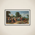 The Fête Champêtre framed
