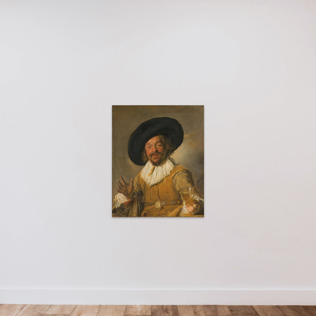 A Civic Guardsman Holding a Berkemeier, known as 'The Merry Drinker' unframed — shown to scale