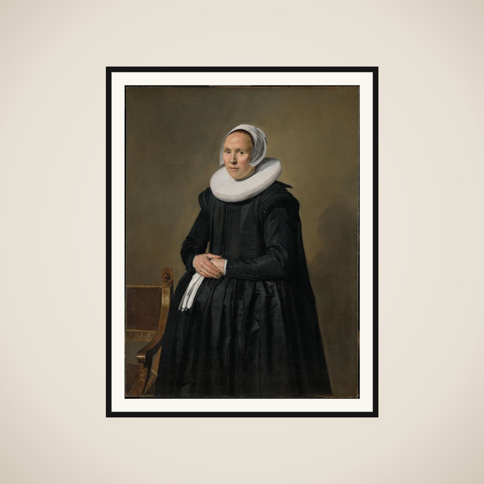 Feyna van Steenkiste (1603/04-v 1645), Wife of Lucas de Clercq framed