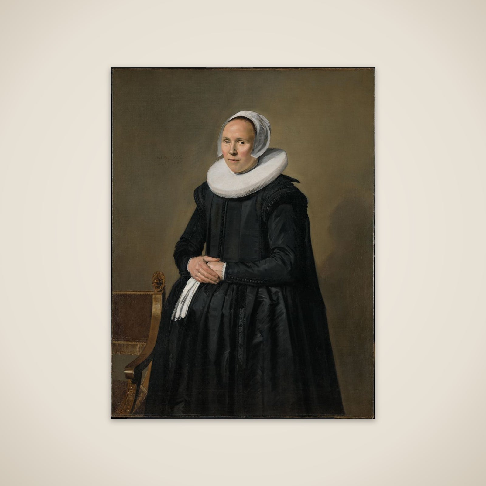 Feyna van Steenkiste (1603/04-v 1645), Wife of Lucas de Clercq unframed print
