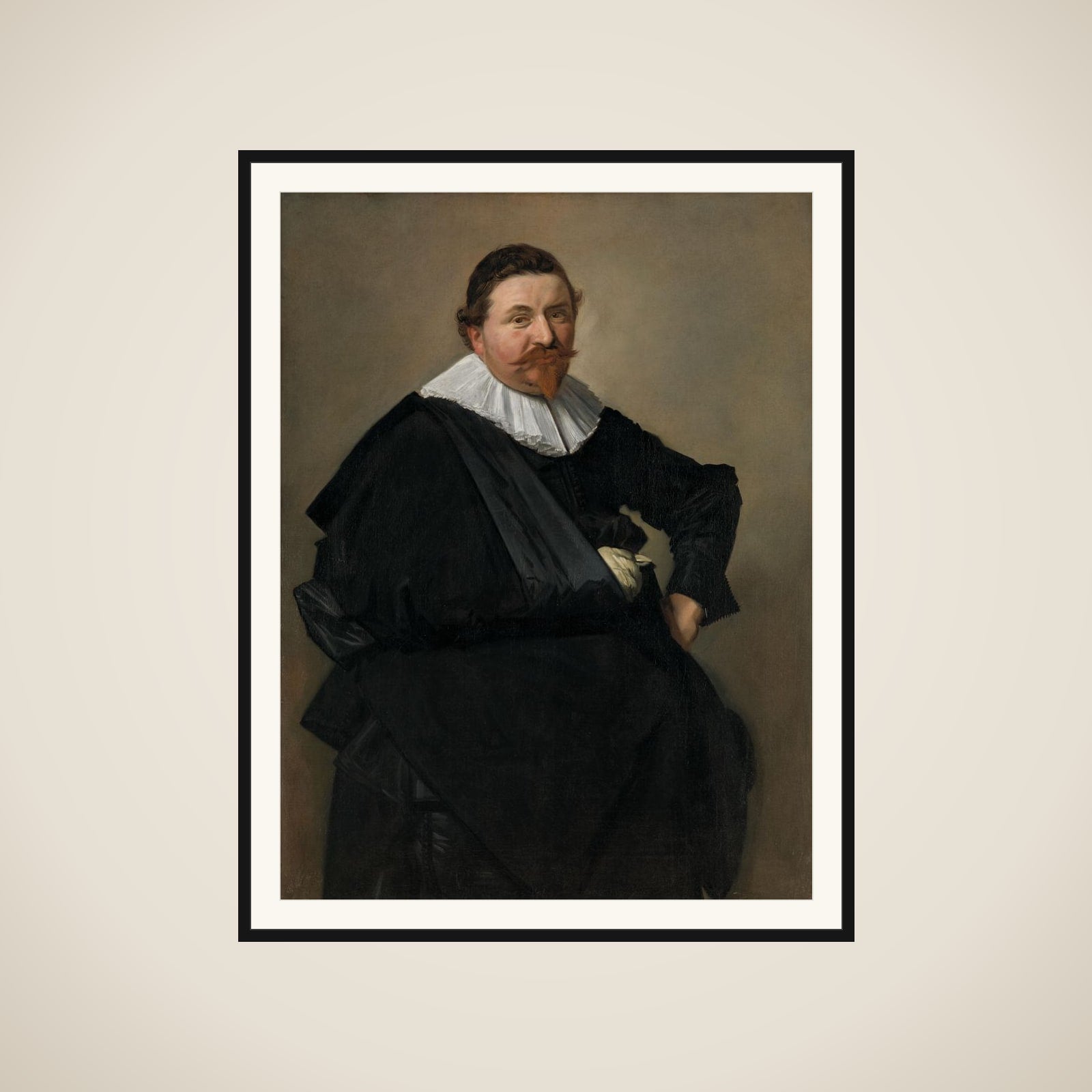 Lucas de Clercq (c 1603-1652), Haarlem Potash Dealer framed