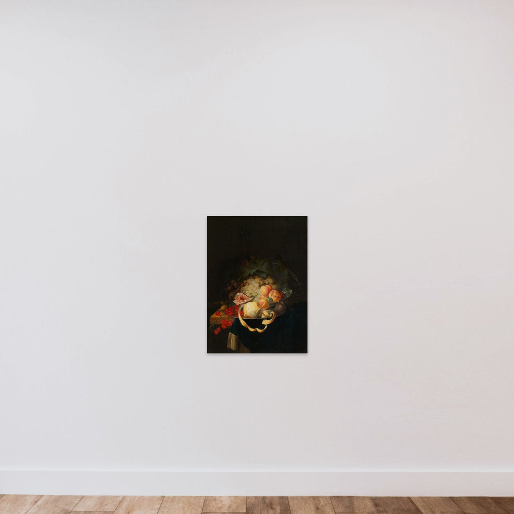 Still Life with Fruit unframed — shown to scale
