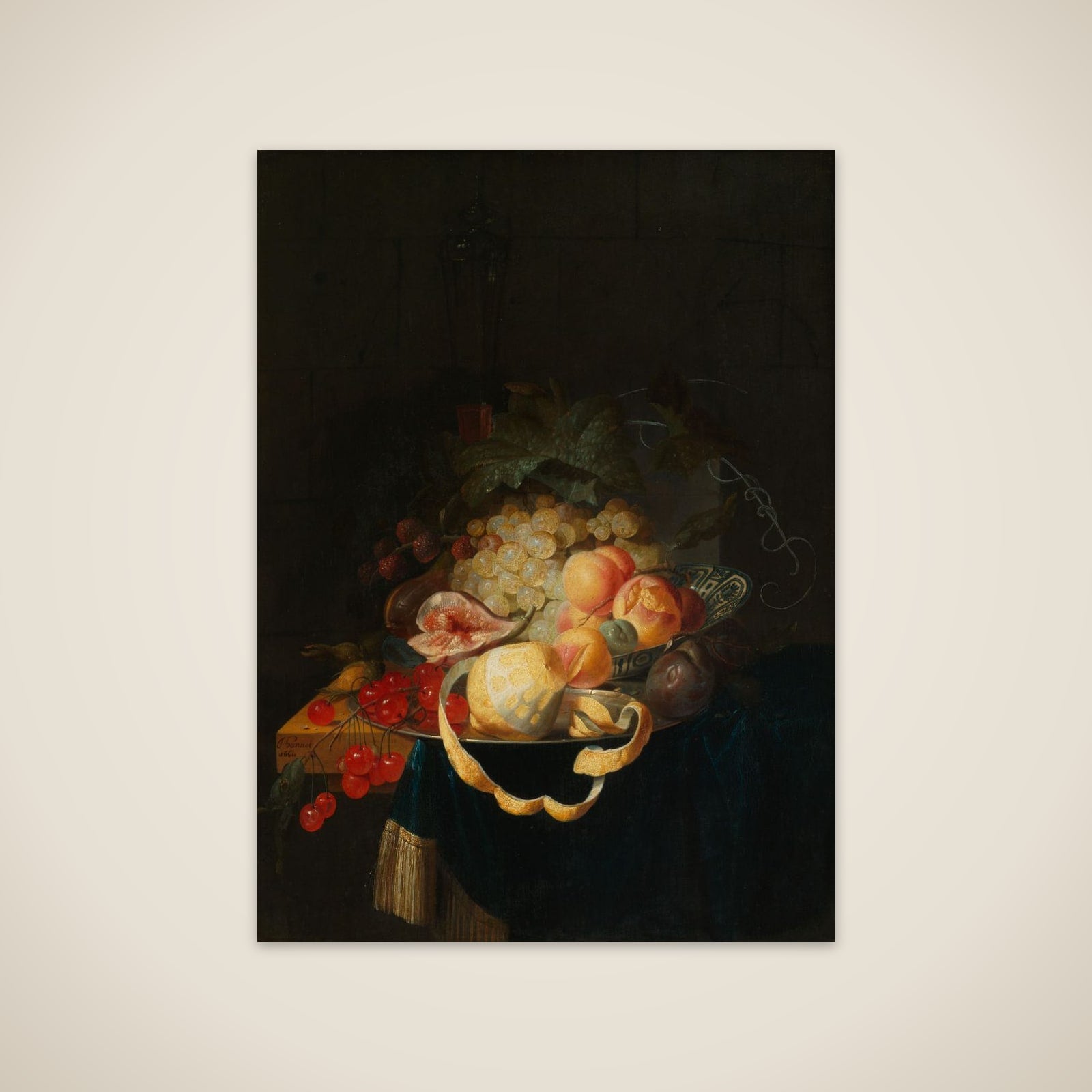 Still Life with Fruit unframed print