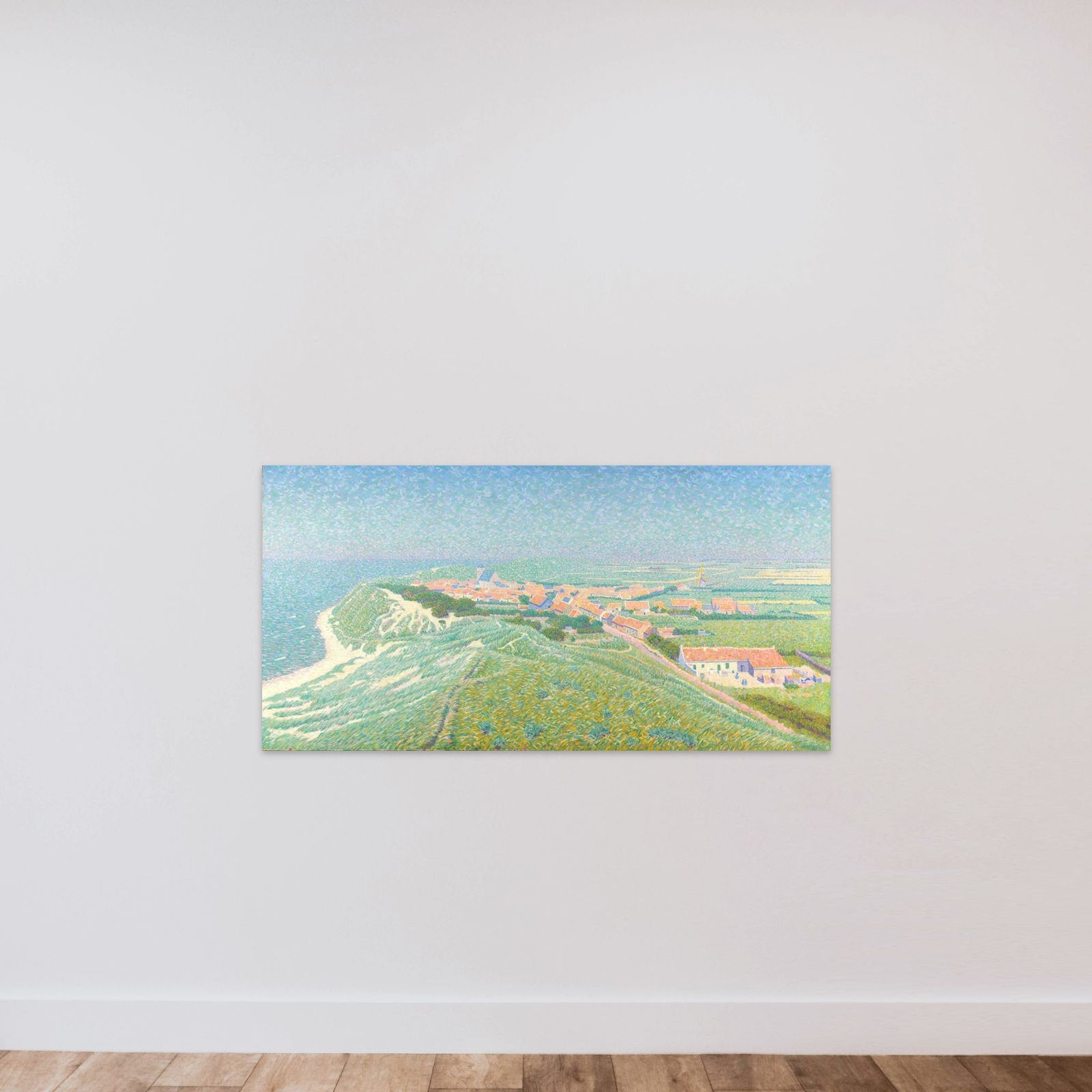 View of Zoutelande on the Island of Walcheren unframed — shown to scale