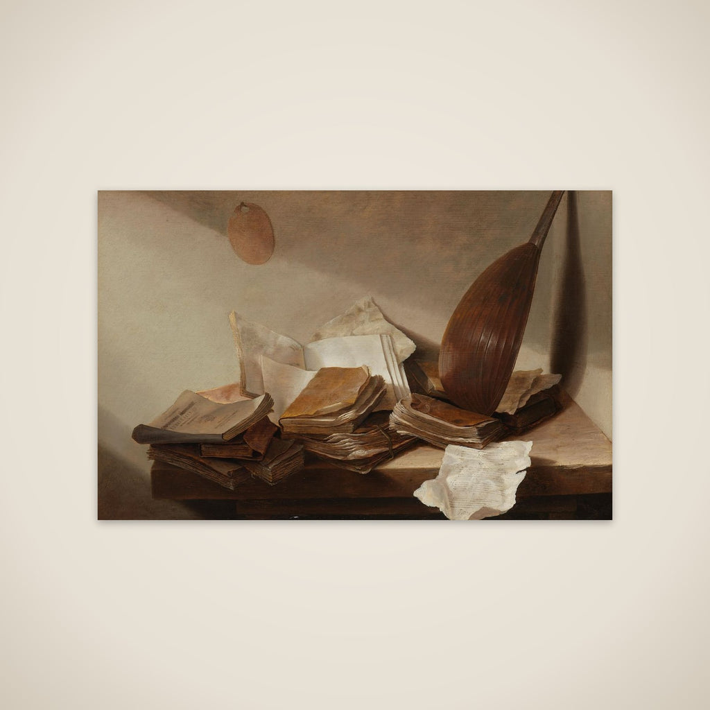 Still Life with Books unframed print