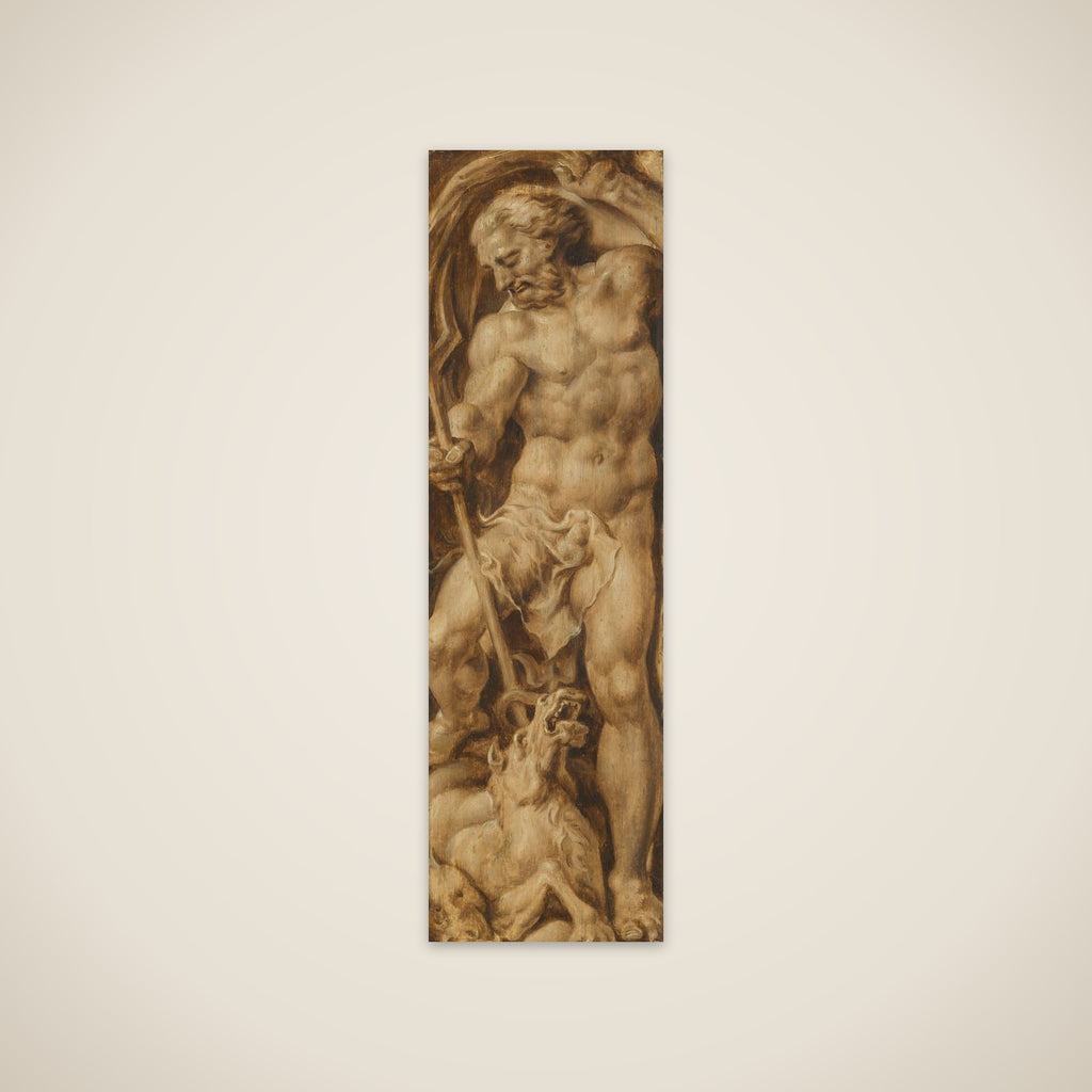 Neptune Stabbing a Sea Horse unframed print