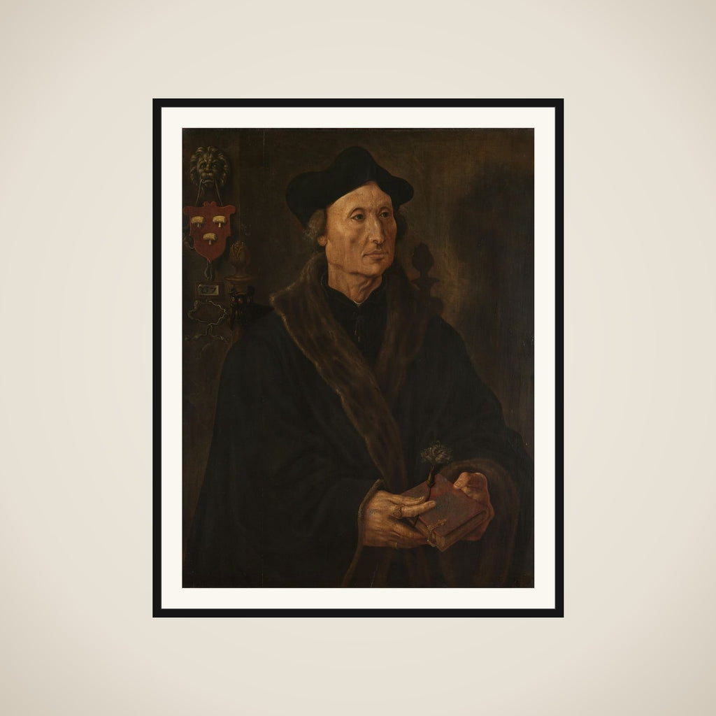 Portrait of Johannes Colmannus, Rector of the Convent of St. Agatha at Delft framed