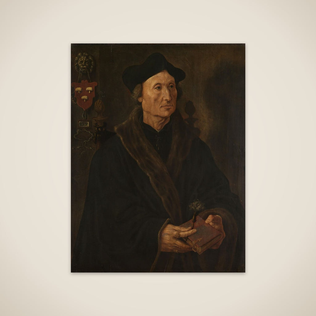 Portrait of Johannes Colmannus, Rector of the Convent of St. Agatha at Delft unframed print