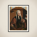 Portrait of a Woman, Formerly Identified as Anna Codde (b. 1504) framed