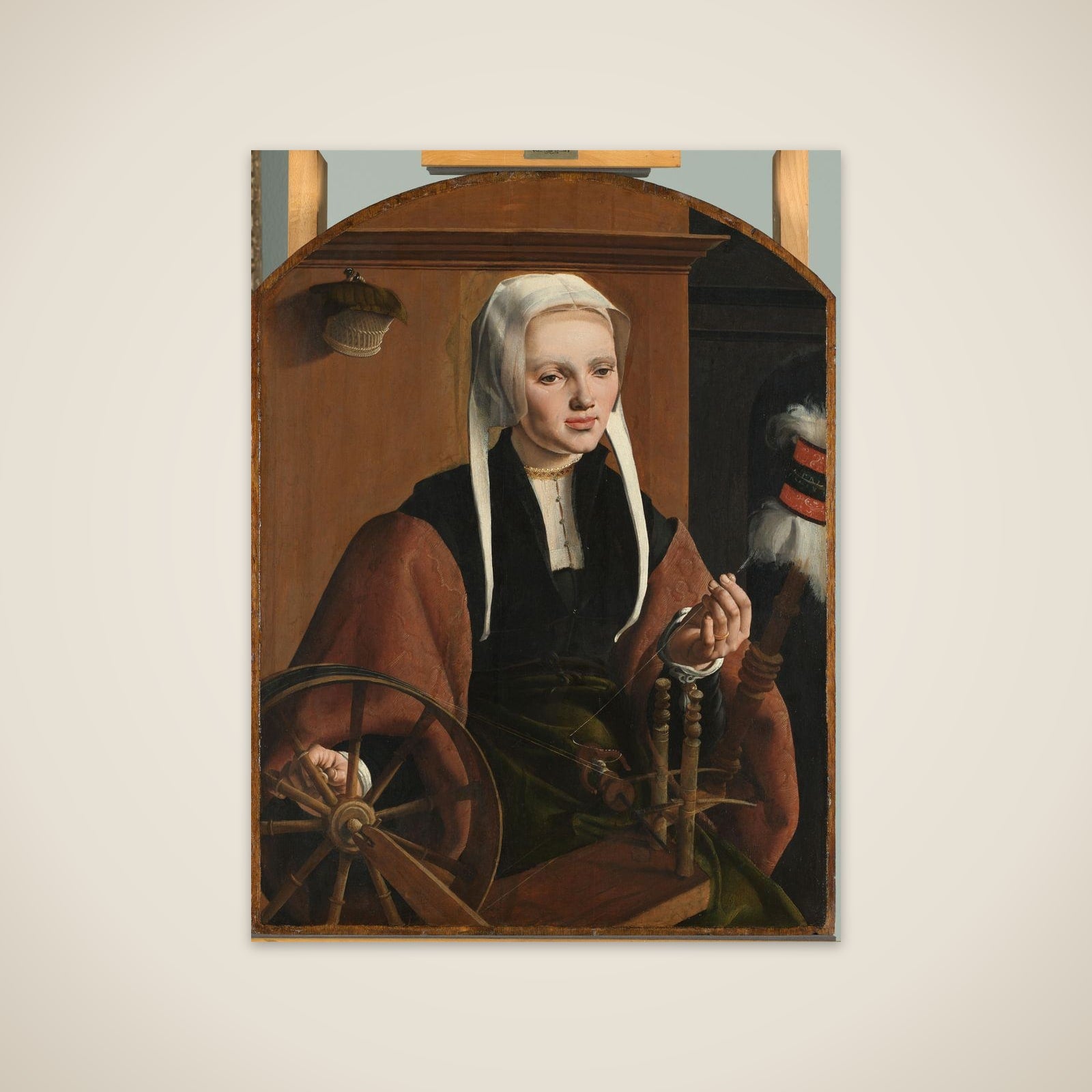 Portrait of a Woman, Formerly Identified as Anna Codde (b. 1504) unframed print
