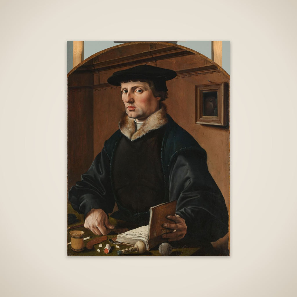 Portrait of a Man, Formerly Identified as Pieter Gerritsz Bicker (1497-1567), Mintmaster and Alderman of Amsterdam unframed print