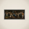 The Celebration of the Peace of Münster, 18 June 1648, in the Headquarters of the Crossbowmen's Civic Guard (St George Guard), Amsterdam framed