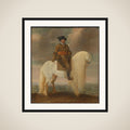 Prince Maurits Astride the White Warhorse Presented to him after his Victory at Nieuwpoort framed