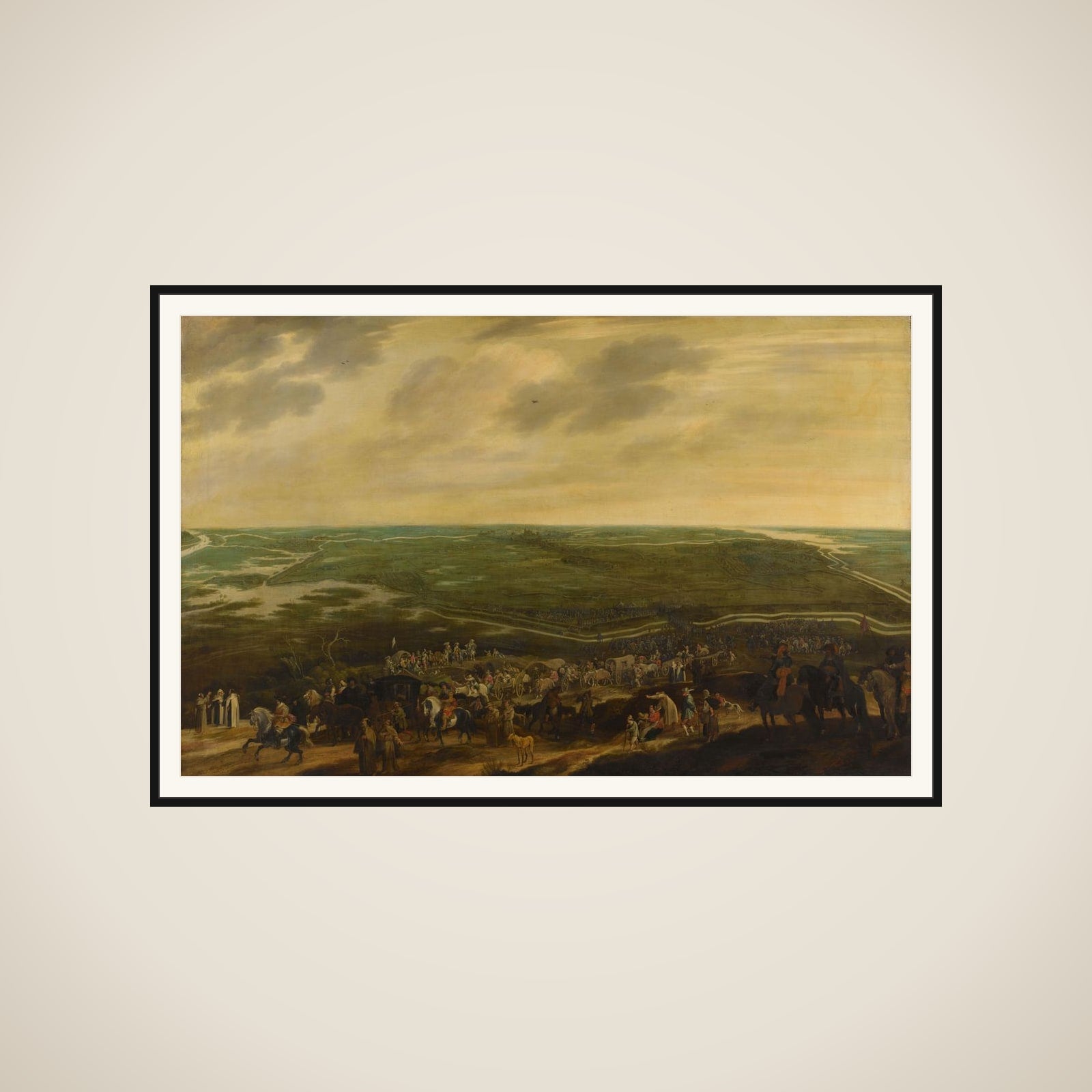 The Defeated Spanish Garrison Leaving 's-Hertogenbosch, 17 September 1629 framed