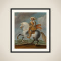 Prince Frederik Hendrik on Horseback outside the Fortifications of 's-Hertogenbosch, 1629 framed