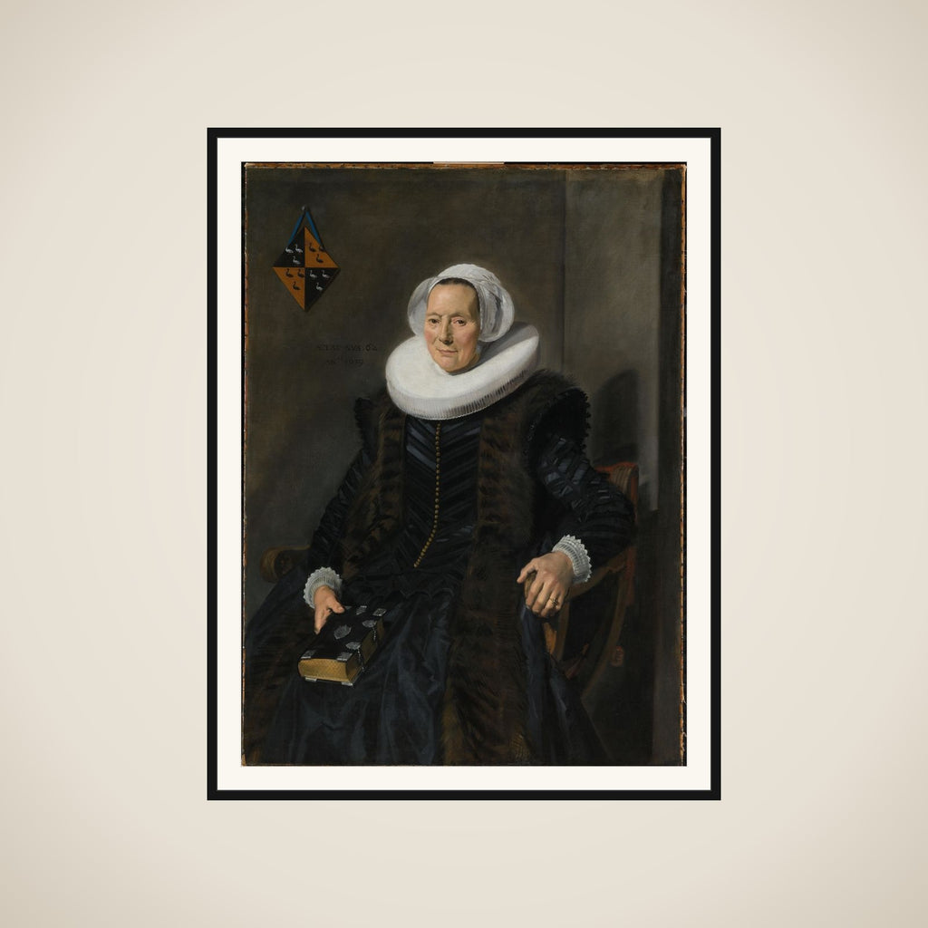 Maritge Claesdr Voogt (1577-1644), Wife of Pieter Jacobsz Olycan, Burgomaster of Haarlem framed